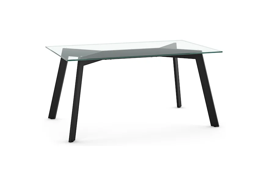 Urban Lidya Table with Glass Top by Amisco at Esprit Decor Home Furnishings